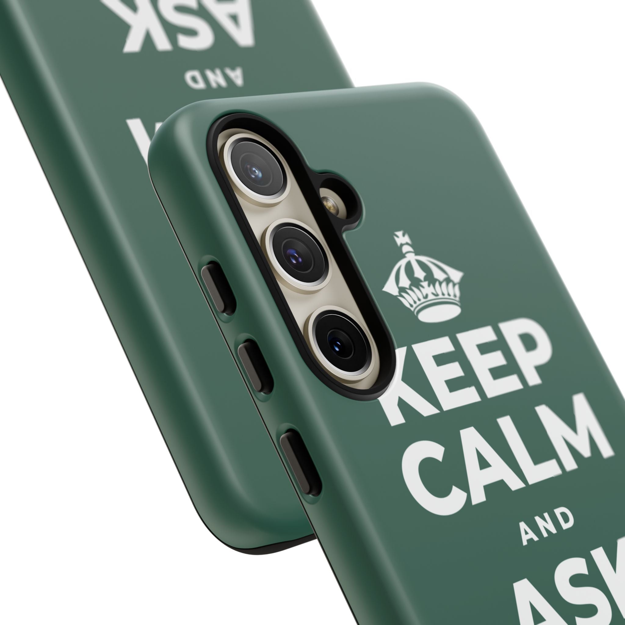 KEEP CALM AND ASK FOR HELP Phone Case