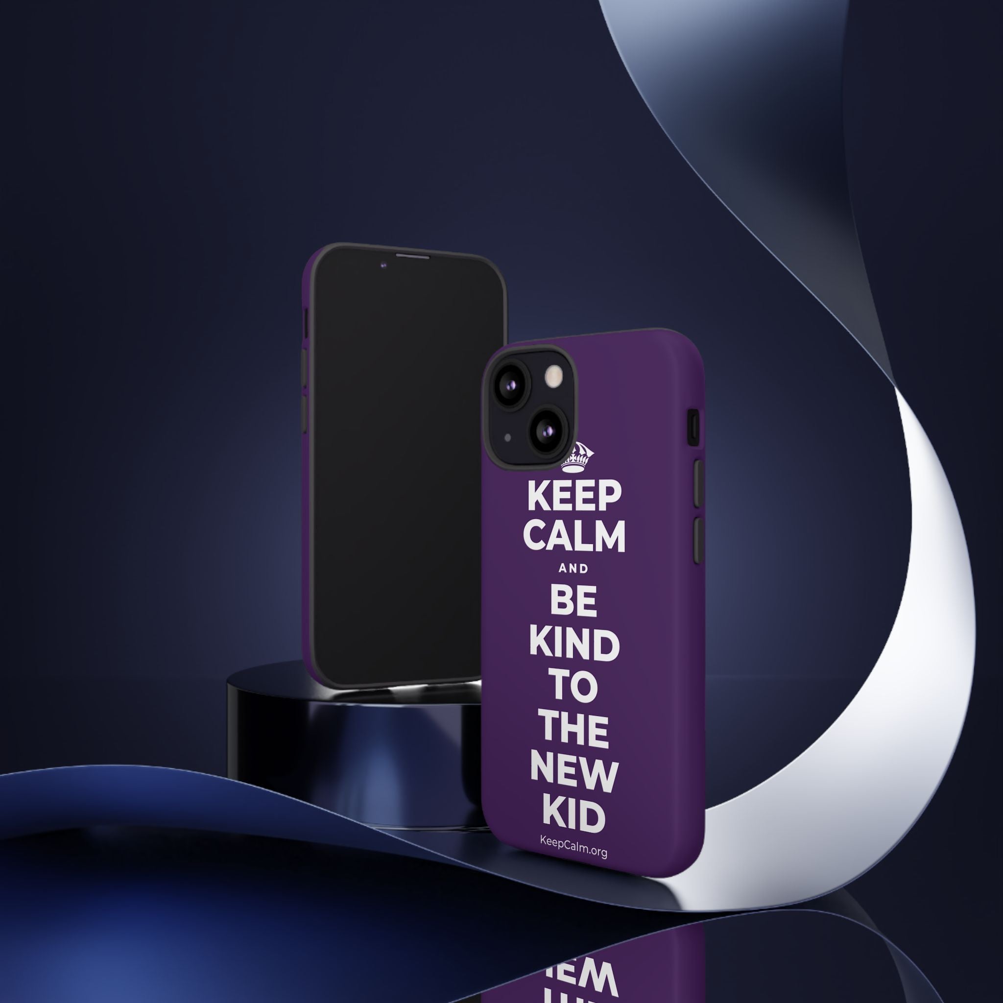 KEEP CALM AND BE KIND TO THE NEW KID Phone Case