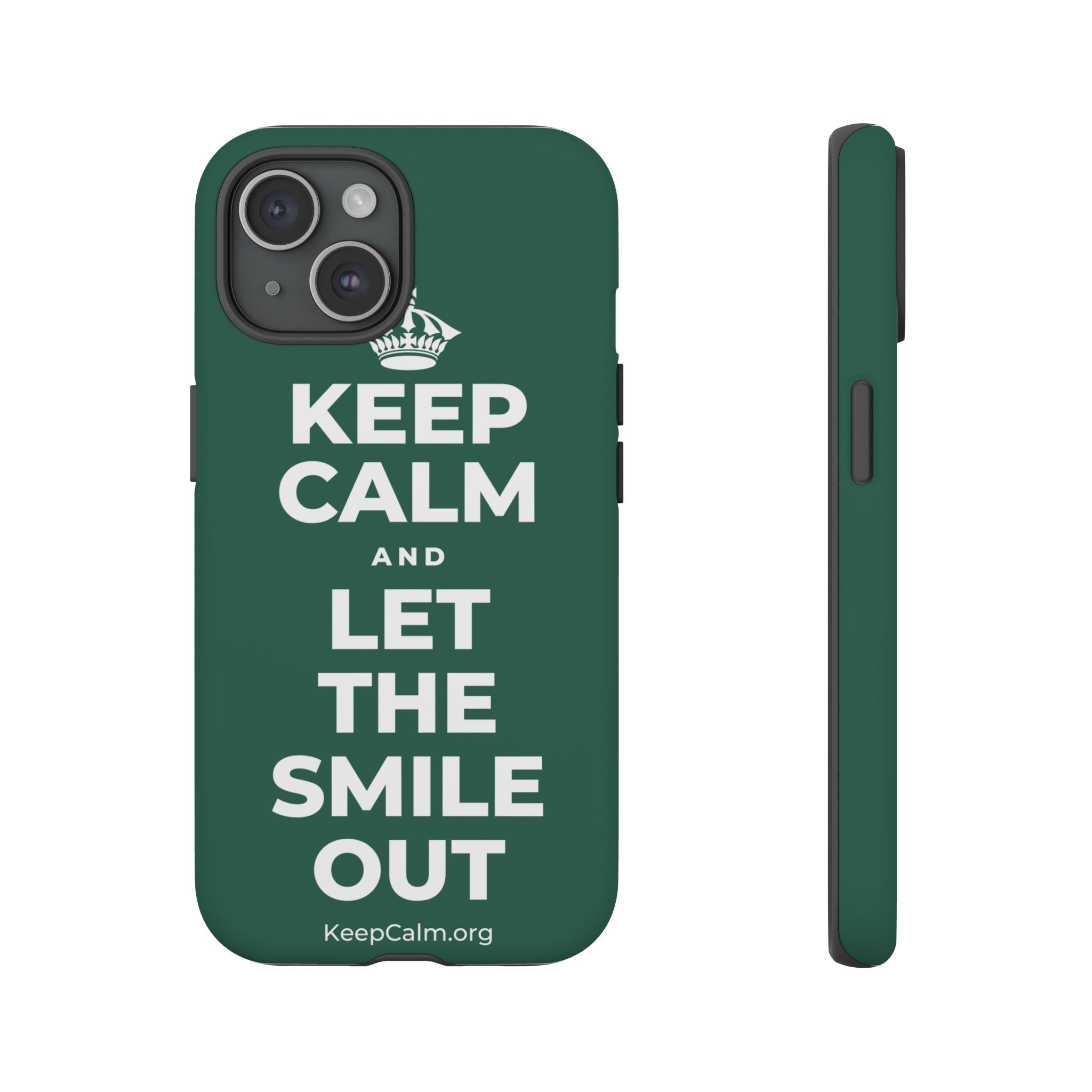 KEEP CALM AND LET THE SMILE OUT Phone Case
