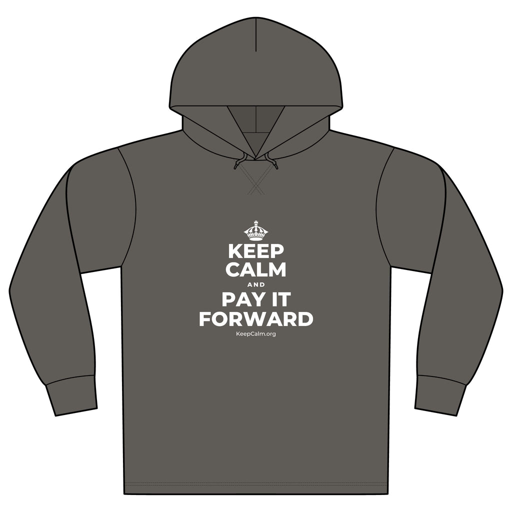 KEEP CALM AND PAY IT FORWARD Organic Hoodie Tee