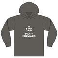 KEEP CALM AND PAY IT FORWARD Organic Hoodie Tee