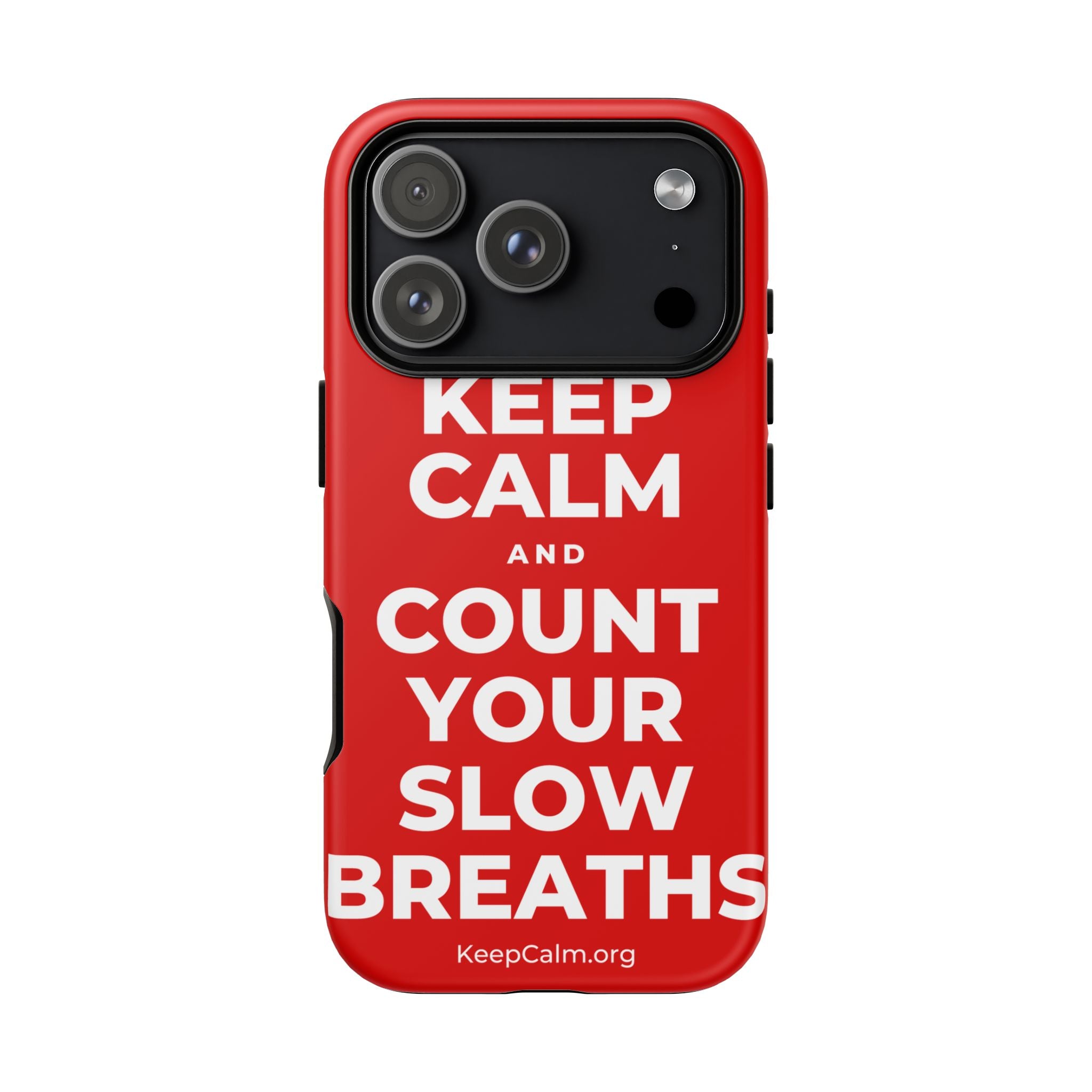 KEEP CALM AND COUNT YOUR SLOW BREATHS Phone Case