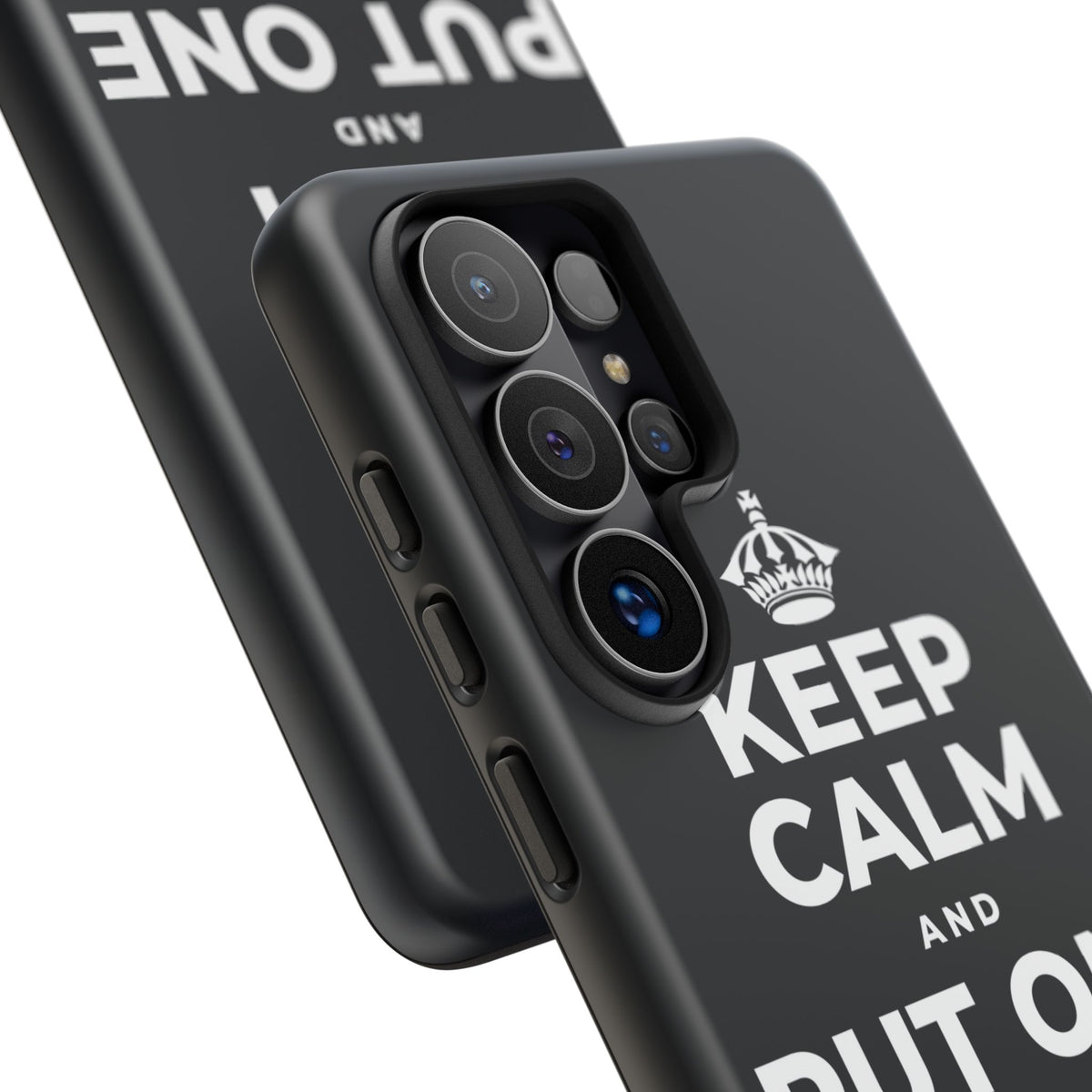 KEEP CALM AND PUT ONE THING RIGHT Phone Case (Dark)