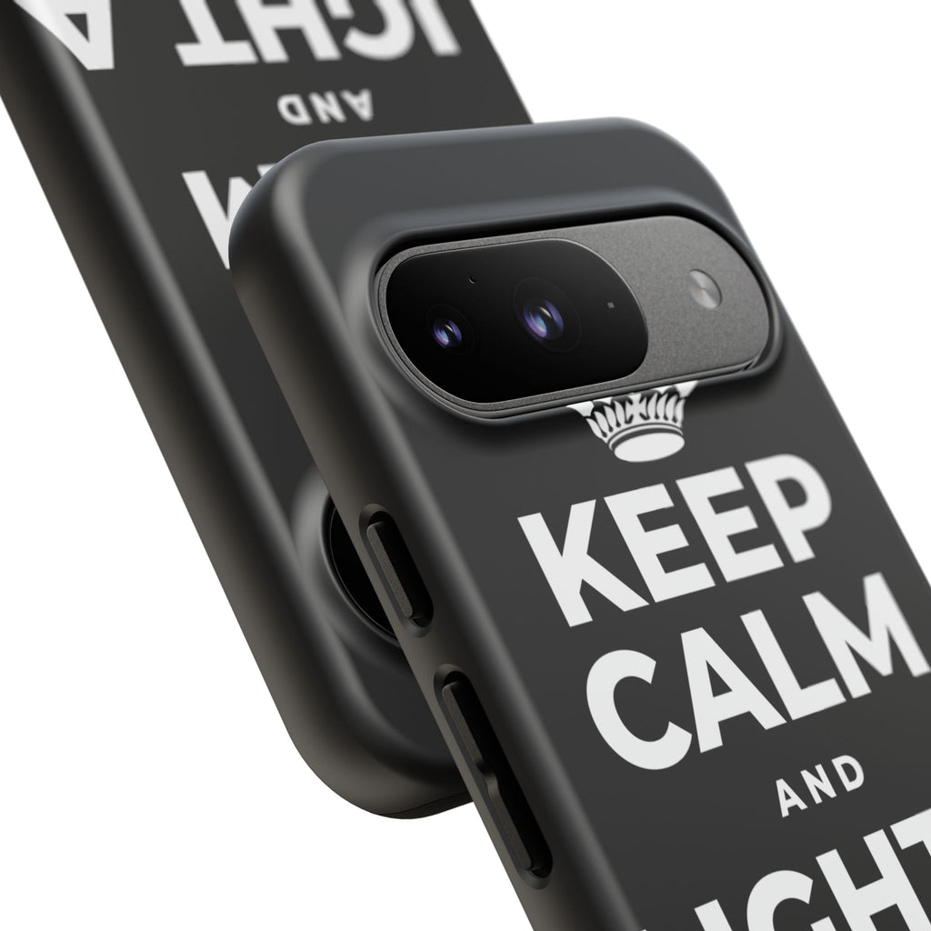 KEEP CALM AND LIGHT A COZY CANDLE Phone Case