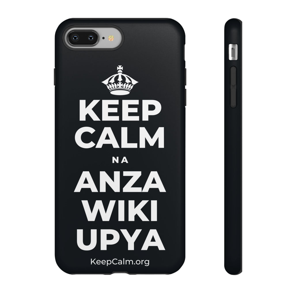 KEEP CALM NA ANZA WIKI UPYA Phone Case (Dark)