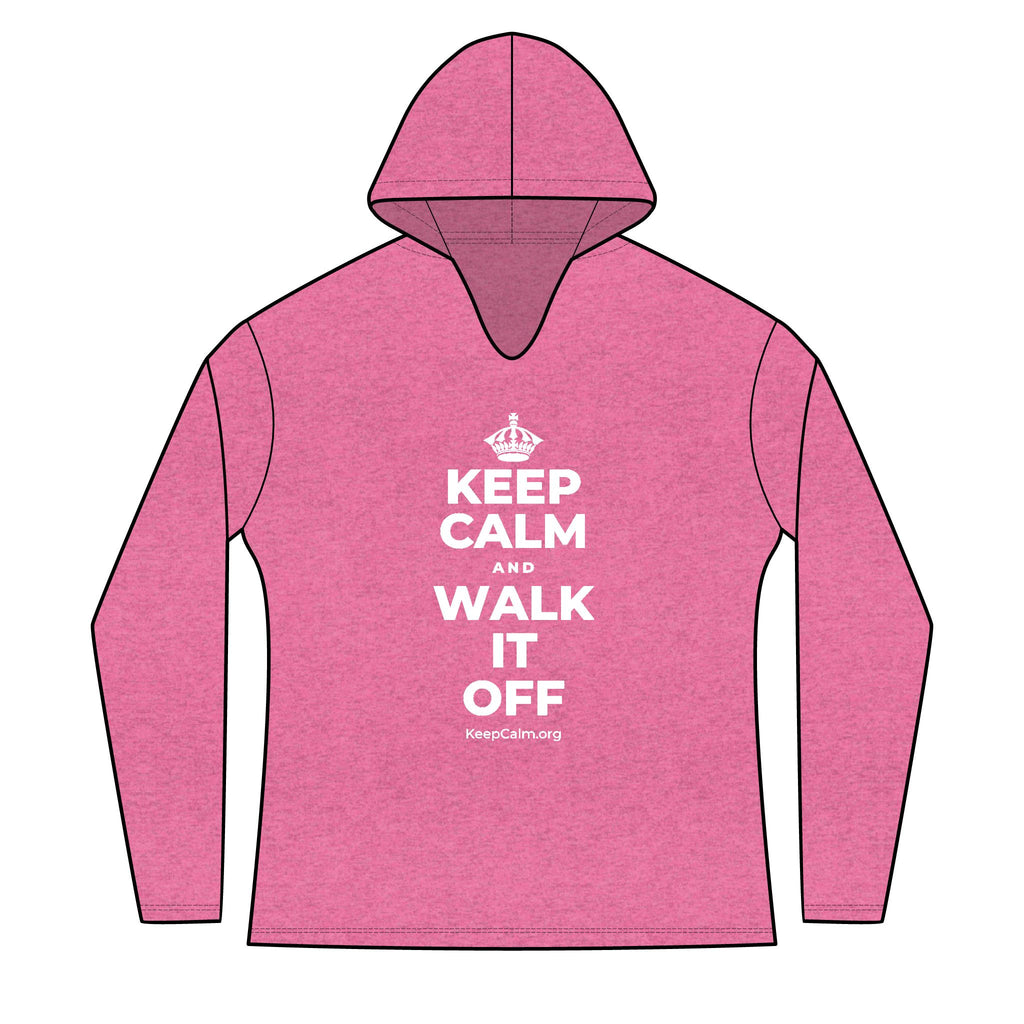 KEEP CALM AND WALK IT OFF Women's Long Sleeve Hoodie