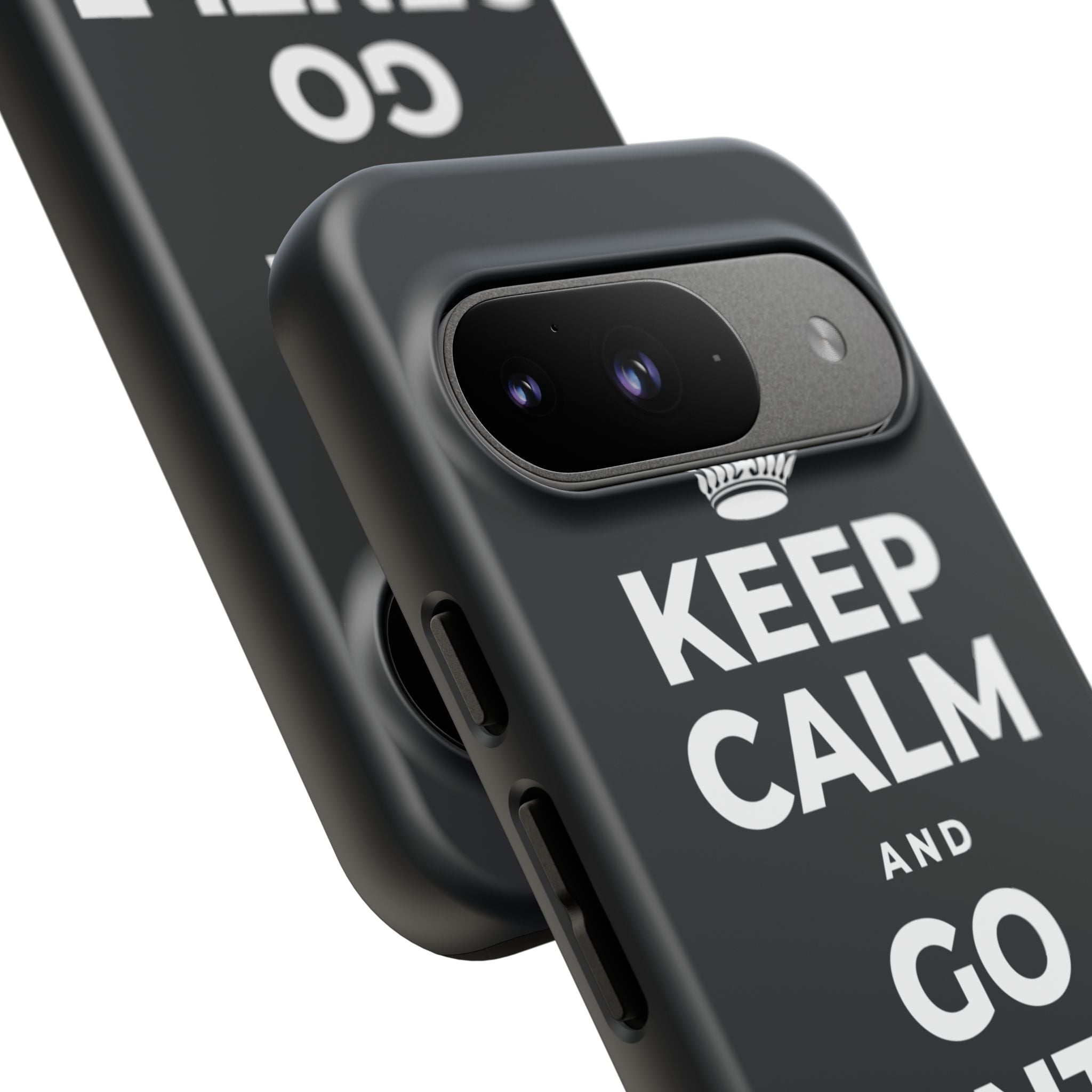 KEEP CALM AND GO GENTLE ON MONDAY Phone Case (Dark)