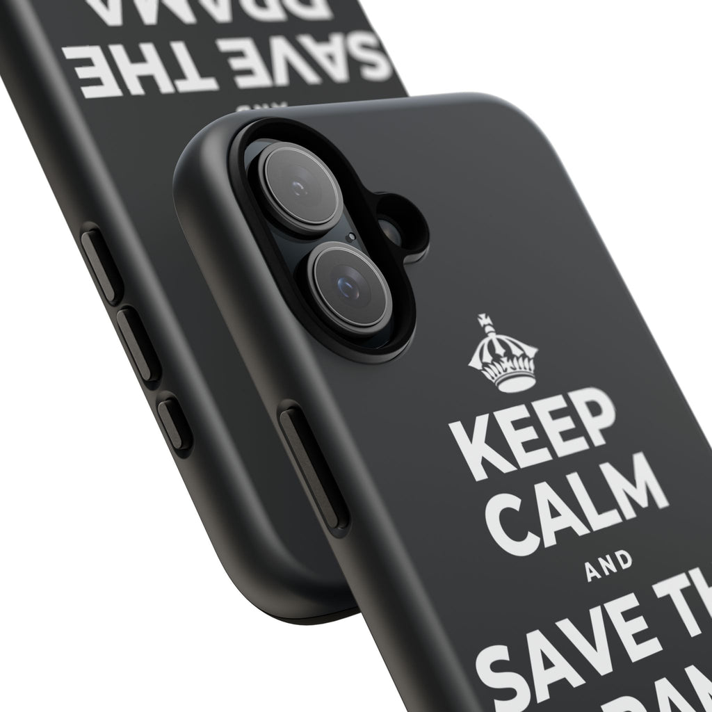 KEEP CALM AND SAVE THE DRAMA FOR YOUR 🦙 Phone Case (Dark)