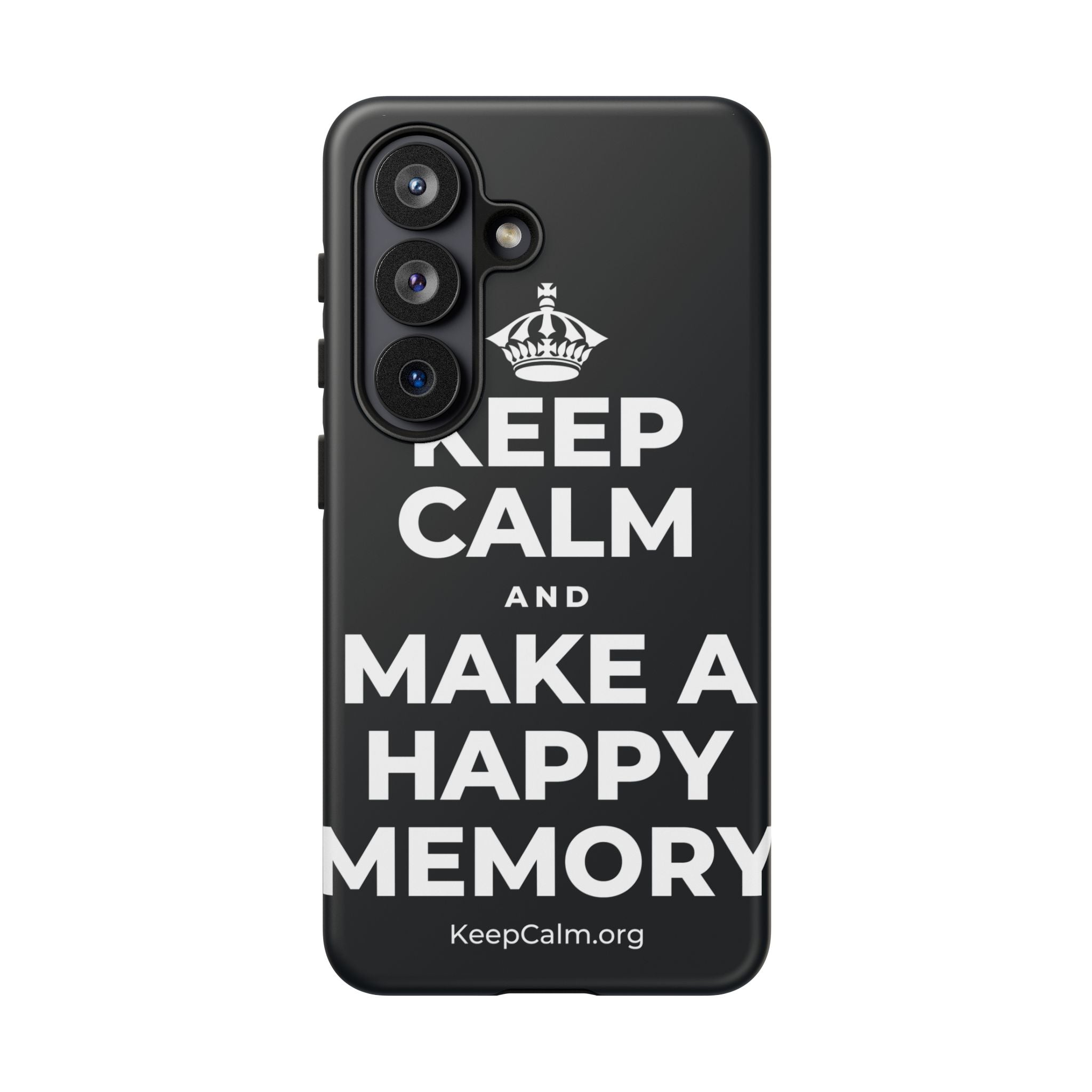 KEEP CALM AND MAKE A HAPPY MEMORY Phone Case (Dark)