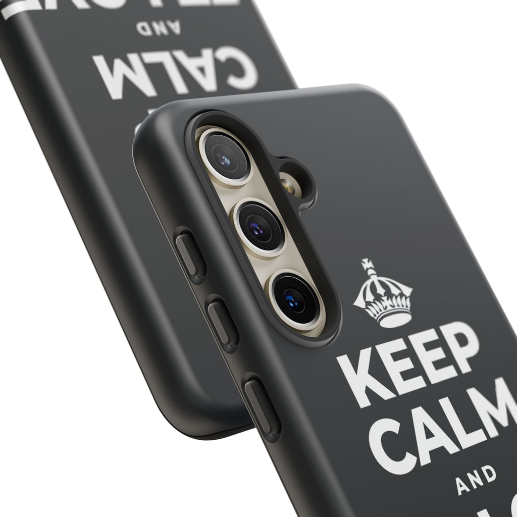 KEEP CALM AND LET LOVE FLOW Phone Case (Dark)