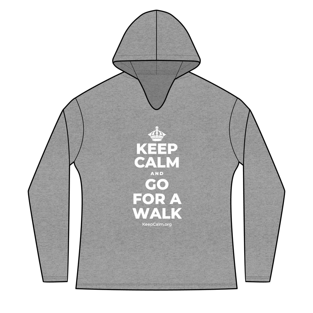 KEEP CALM AND GO FOR A WALK Women's Long Sleeve Hoodie