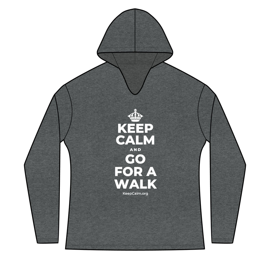 KEEP CALM AND GO FOR A WALK Women's Long Sleeve Hoodie