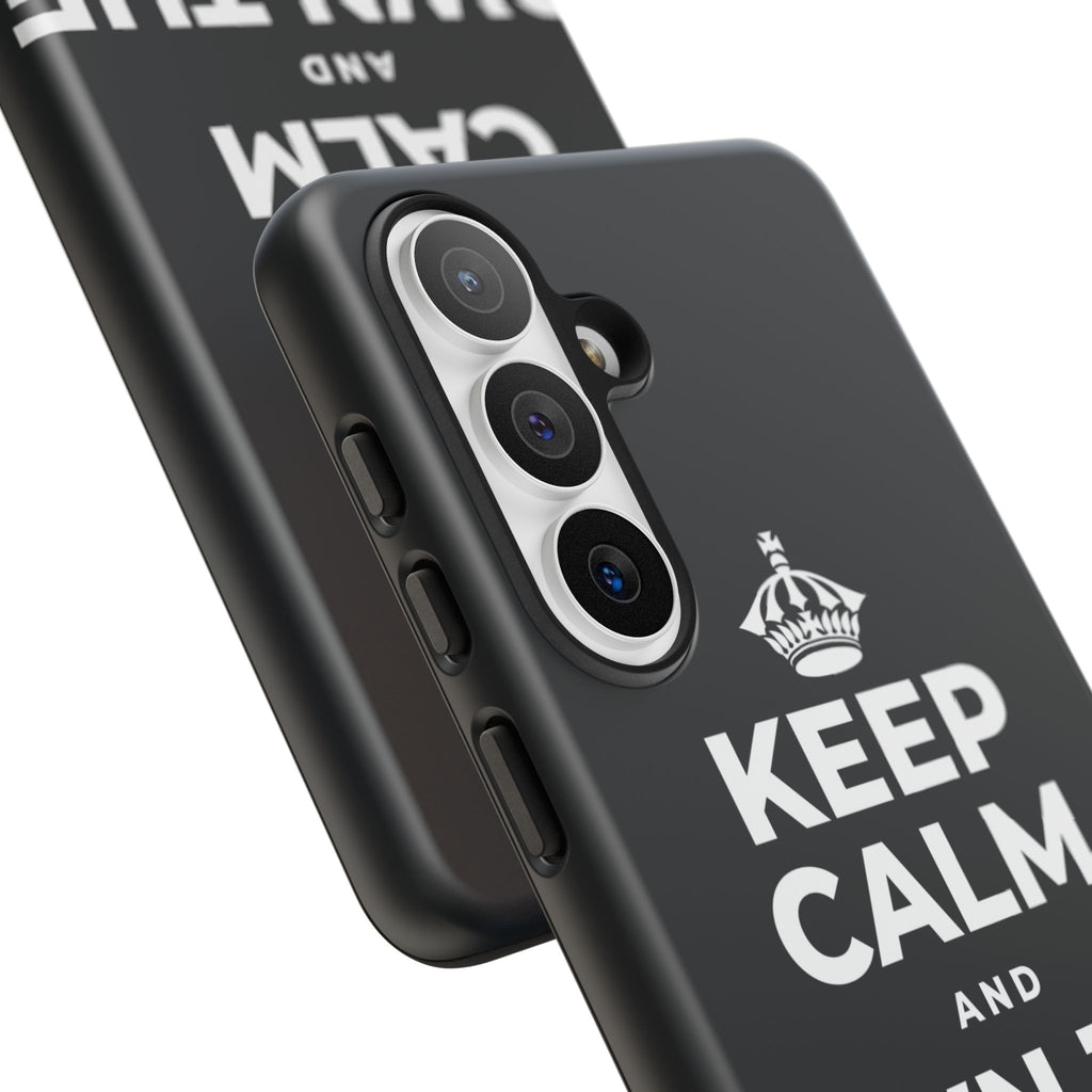 KEEP CALM AND OWN THE NIGHT Phone Case (Dark)