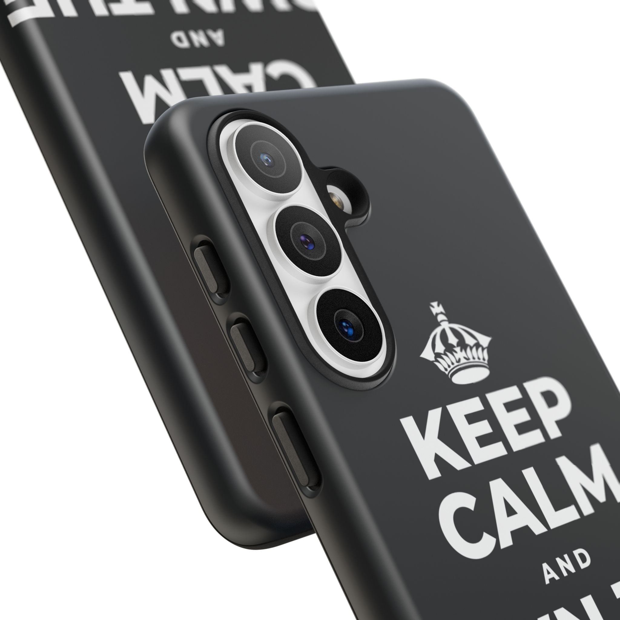 KEEP CALM AND OWN THE NIGHT Phone Case (Dark)
