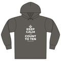 KEEP CALM AND COUNT TO TEN Organic Hoodie Tee