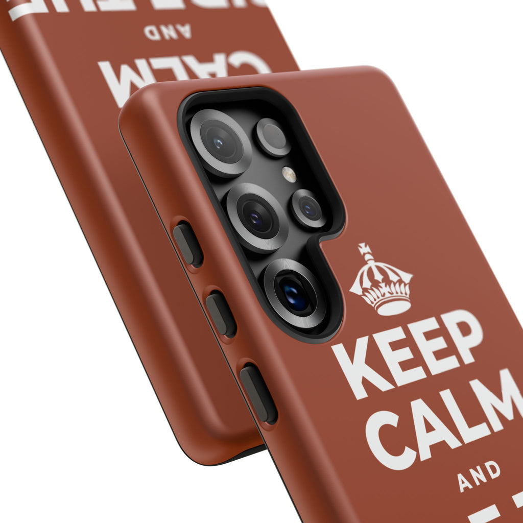KEEP CALM AND RIDE THE WAVE Phone Case