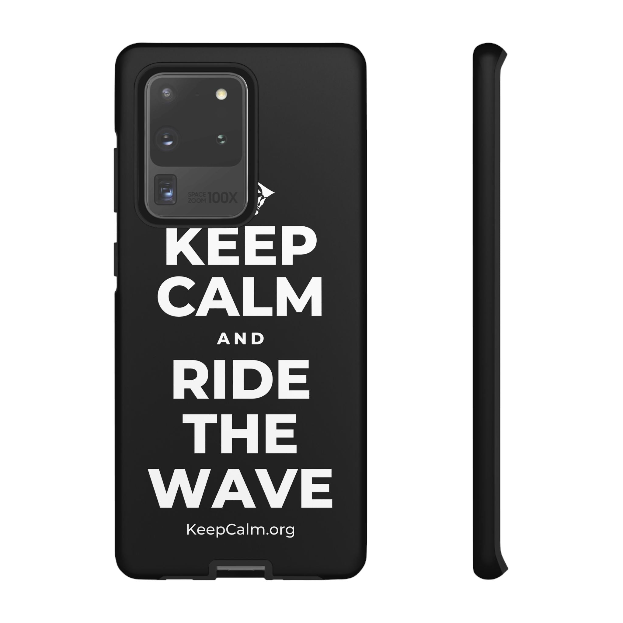 KEEP CALM AND RIDE THE WAVE Phone Case