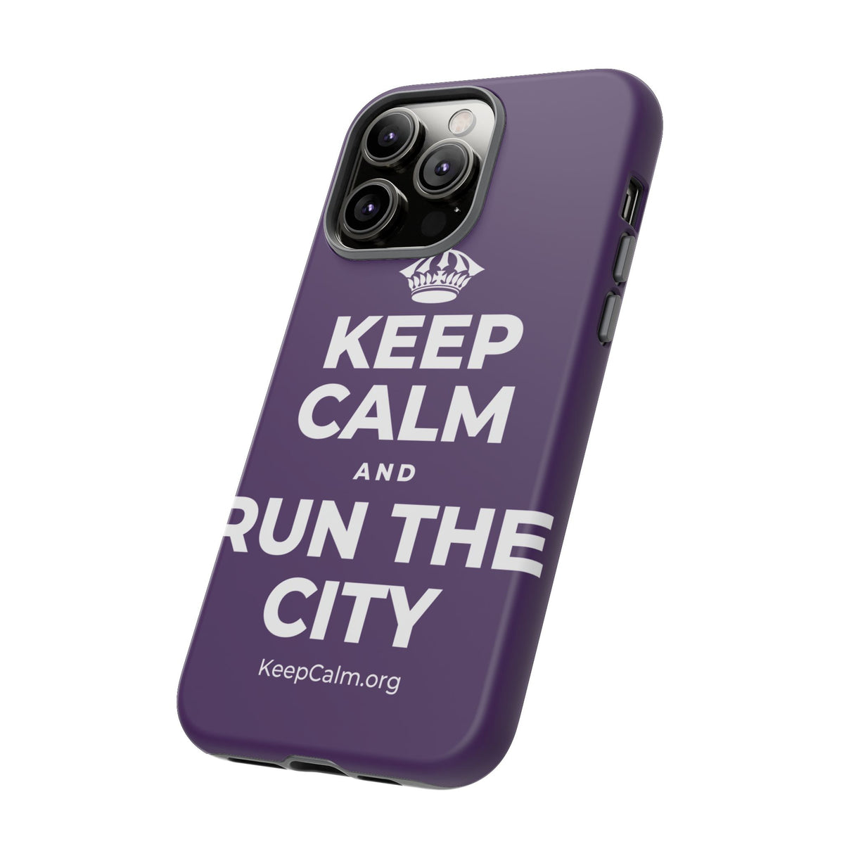 KEEP CALM AND RUN THE CITY Phone Case