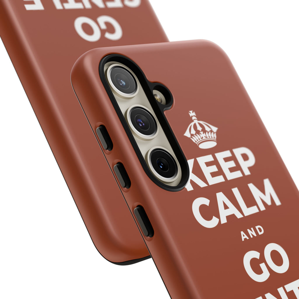 KEEP CALM AND GO GENTLE ON MONDAY Phone Case
