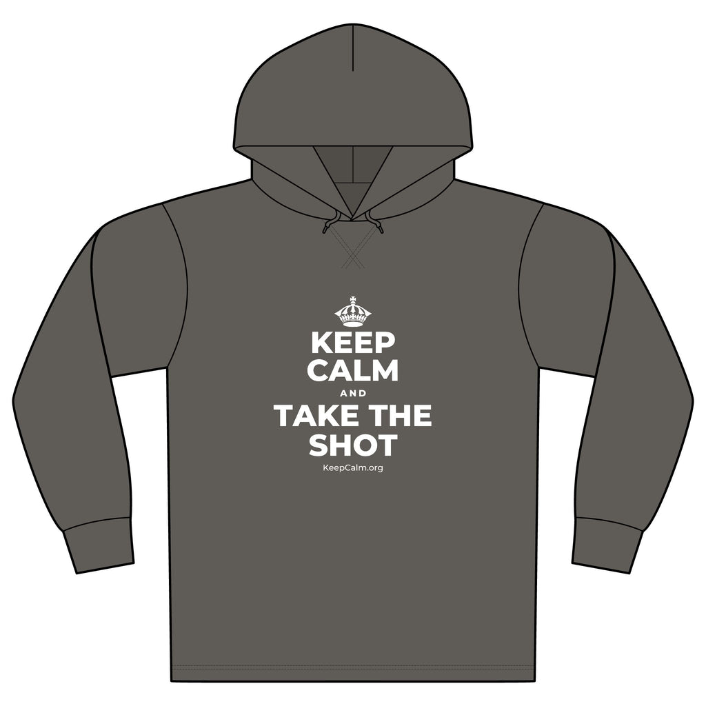 KEEP CALM AND TAKE THE SHOT Organic Hoodie Tee