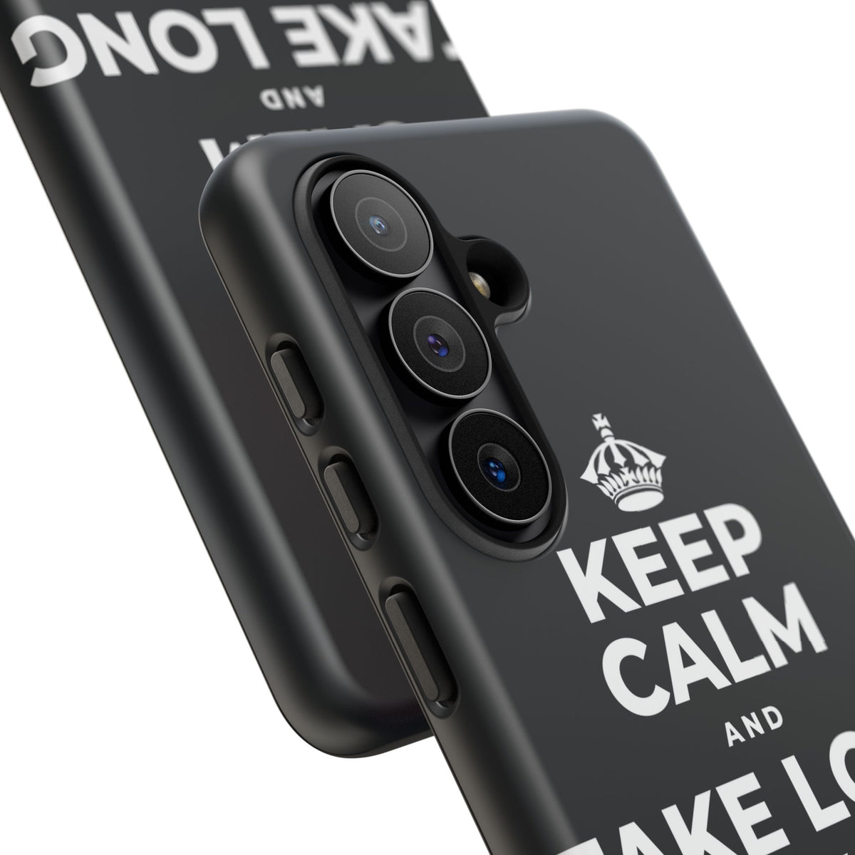 KEEP CALM AND TAKE LONG WALKS ON THE BEACH Phone Case (Dark)