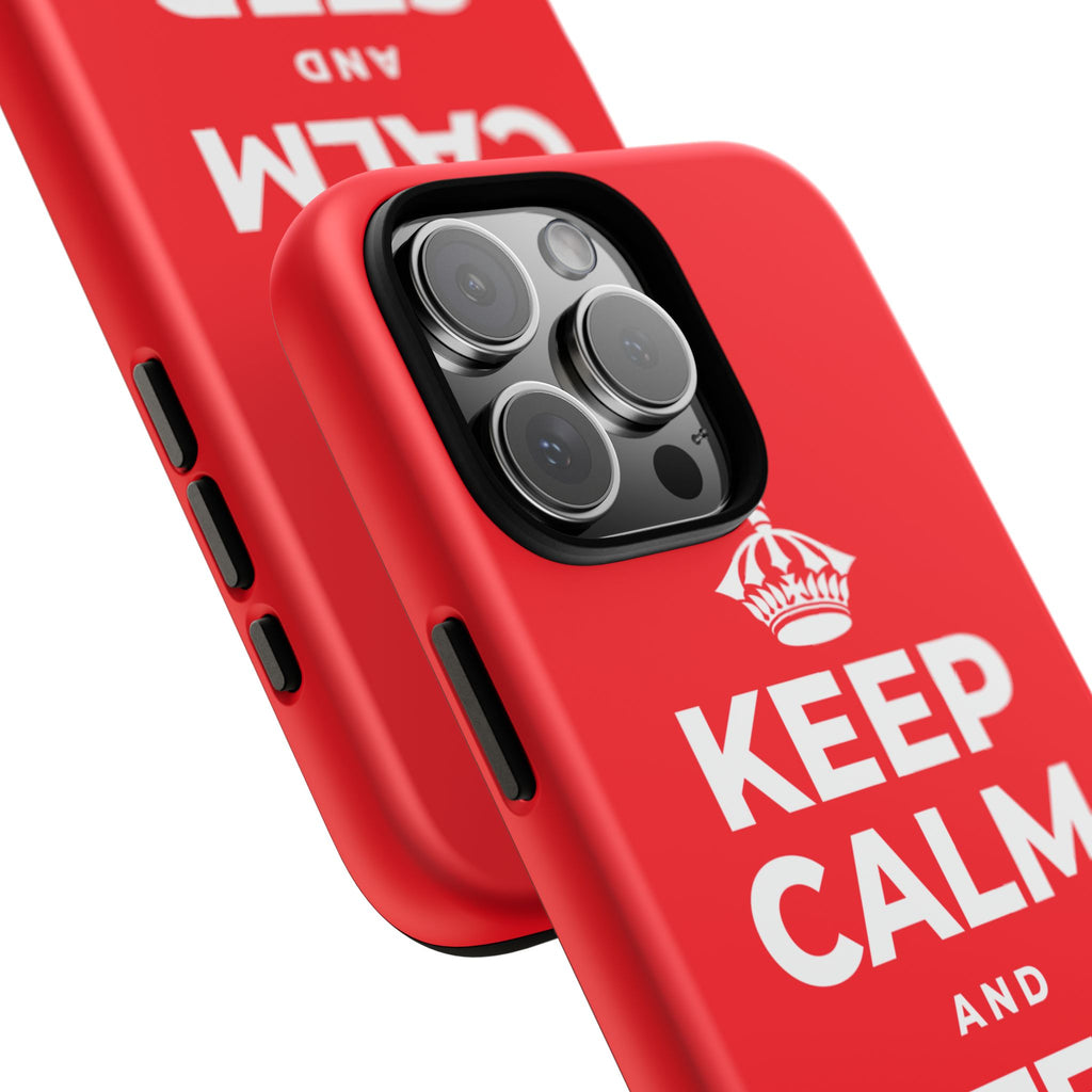 KEEP CALM AND STEP OUTSIDE Phone Case
