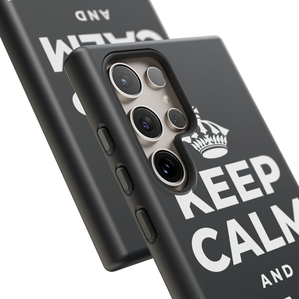 KEEP CALM AND START FRESH Phone Case (Dark)