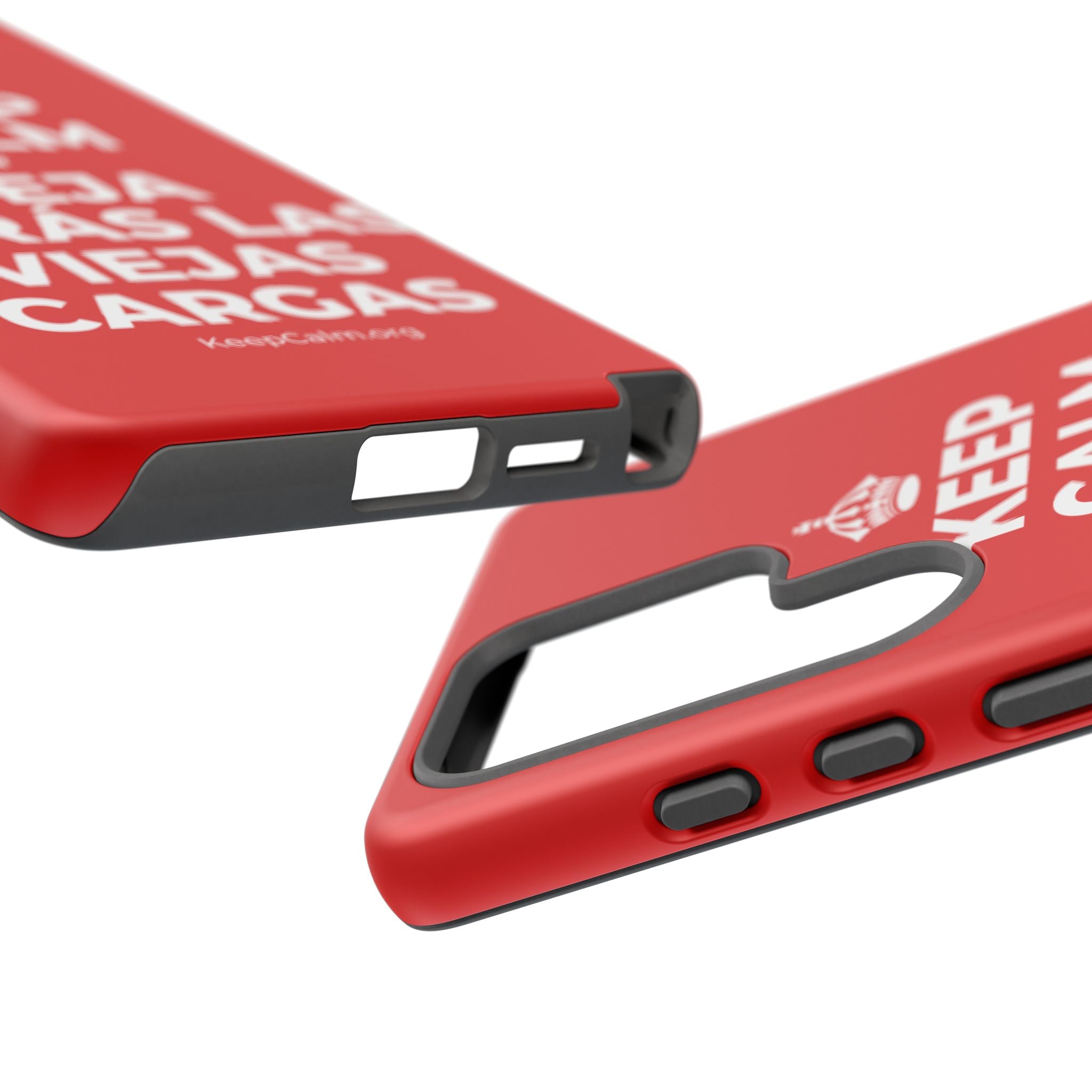 KEEP CALM Y DEJA ATRÁS LAS VIEJAS CARGAS Phone Case