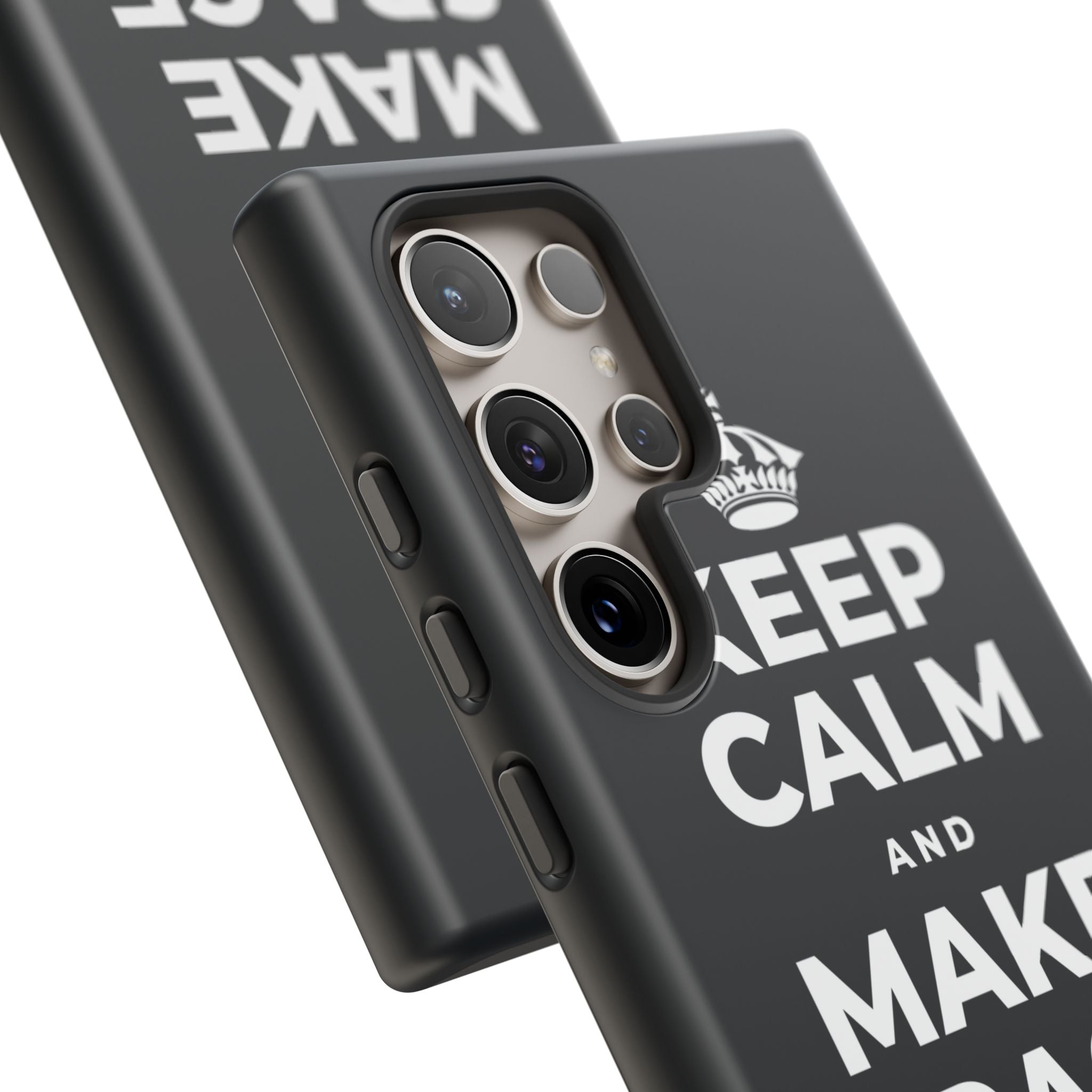 KEEP CALM AND MAKE SPACE TO BREATHE Phone Case (Dark)
