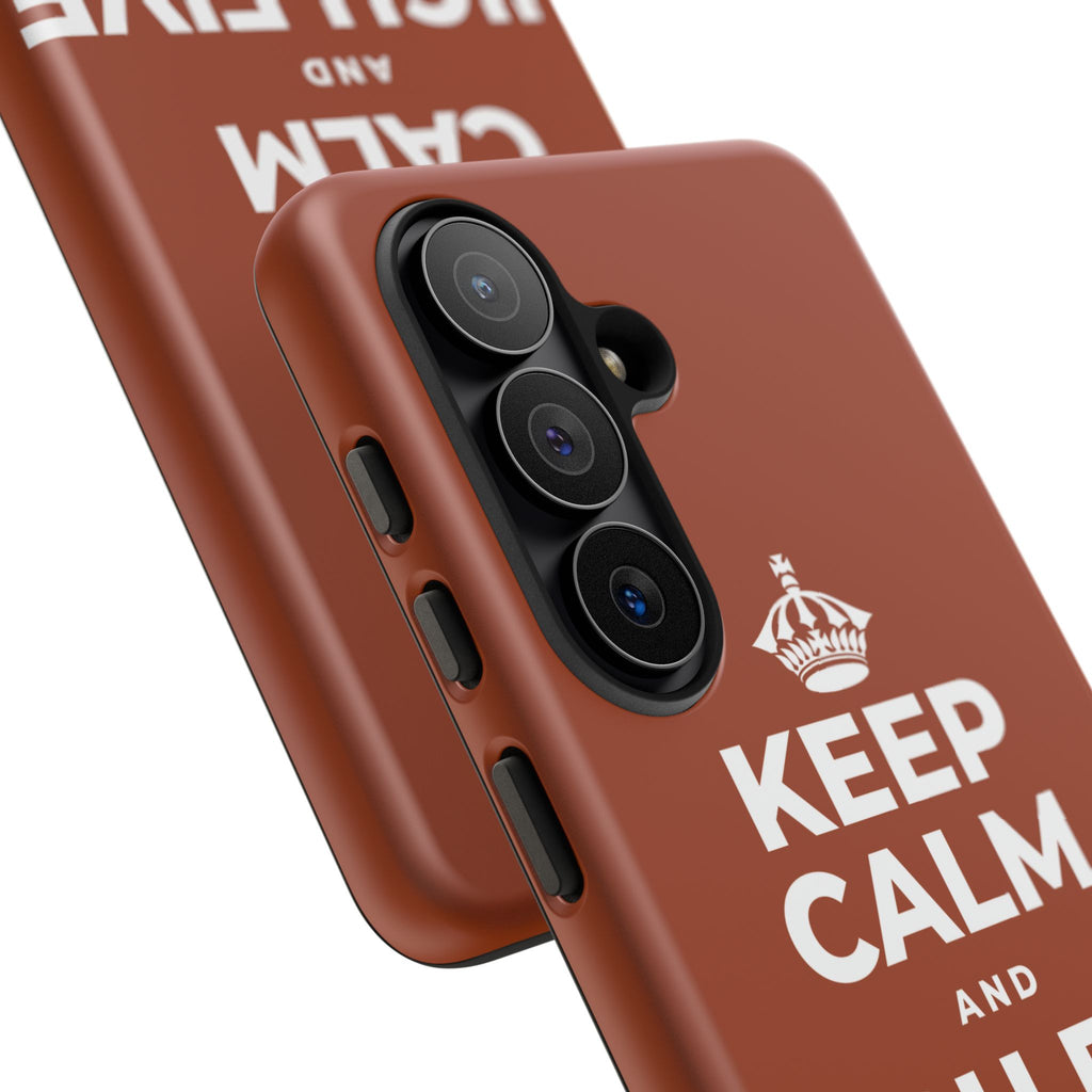 KEEP CALM AND HIGH FIVE YOURSELF Phone Case
