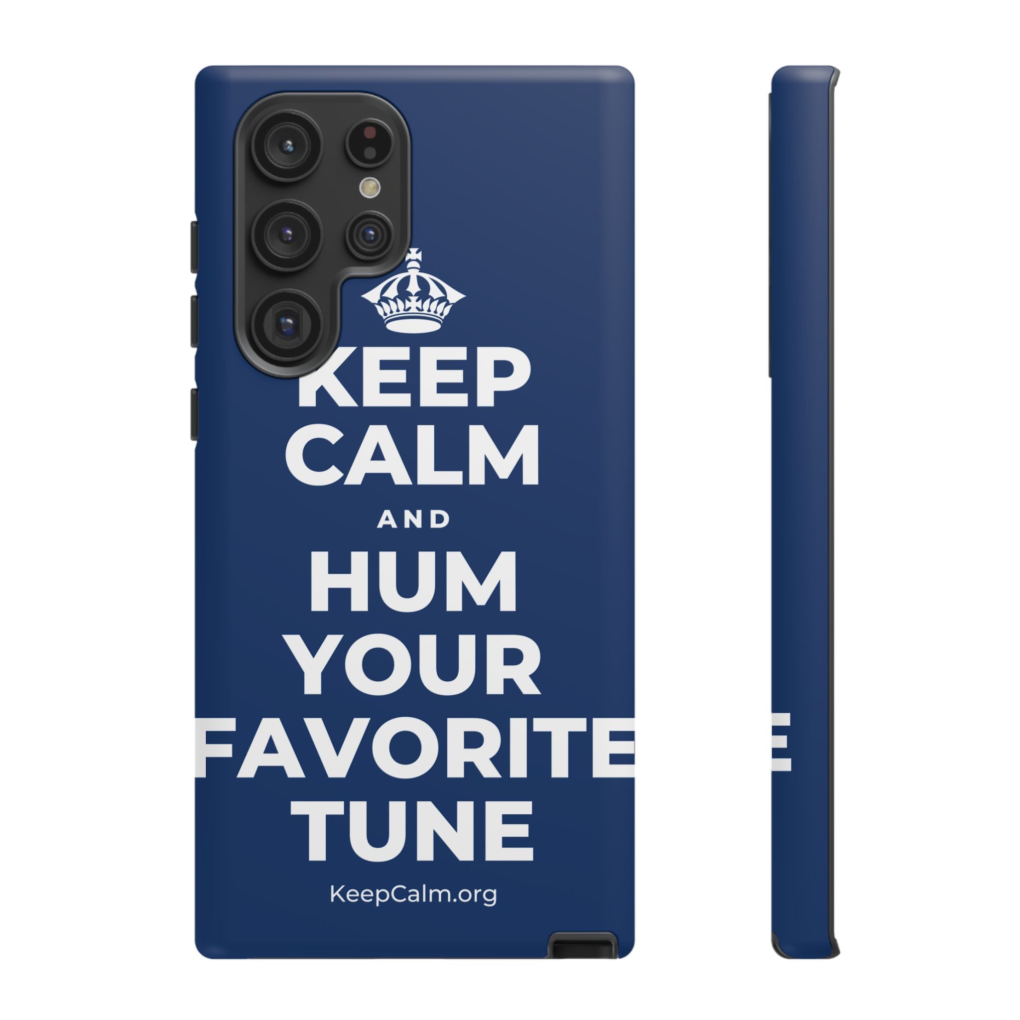 KEEP CALM AND HUM YOUR FAVORITE TUNE Phone Case