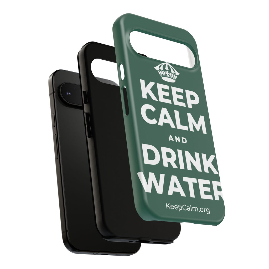 KEEP CALM AND DRINK WATER Phone Case