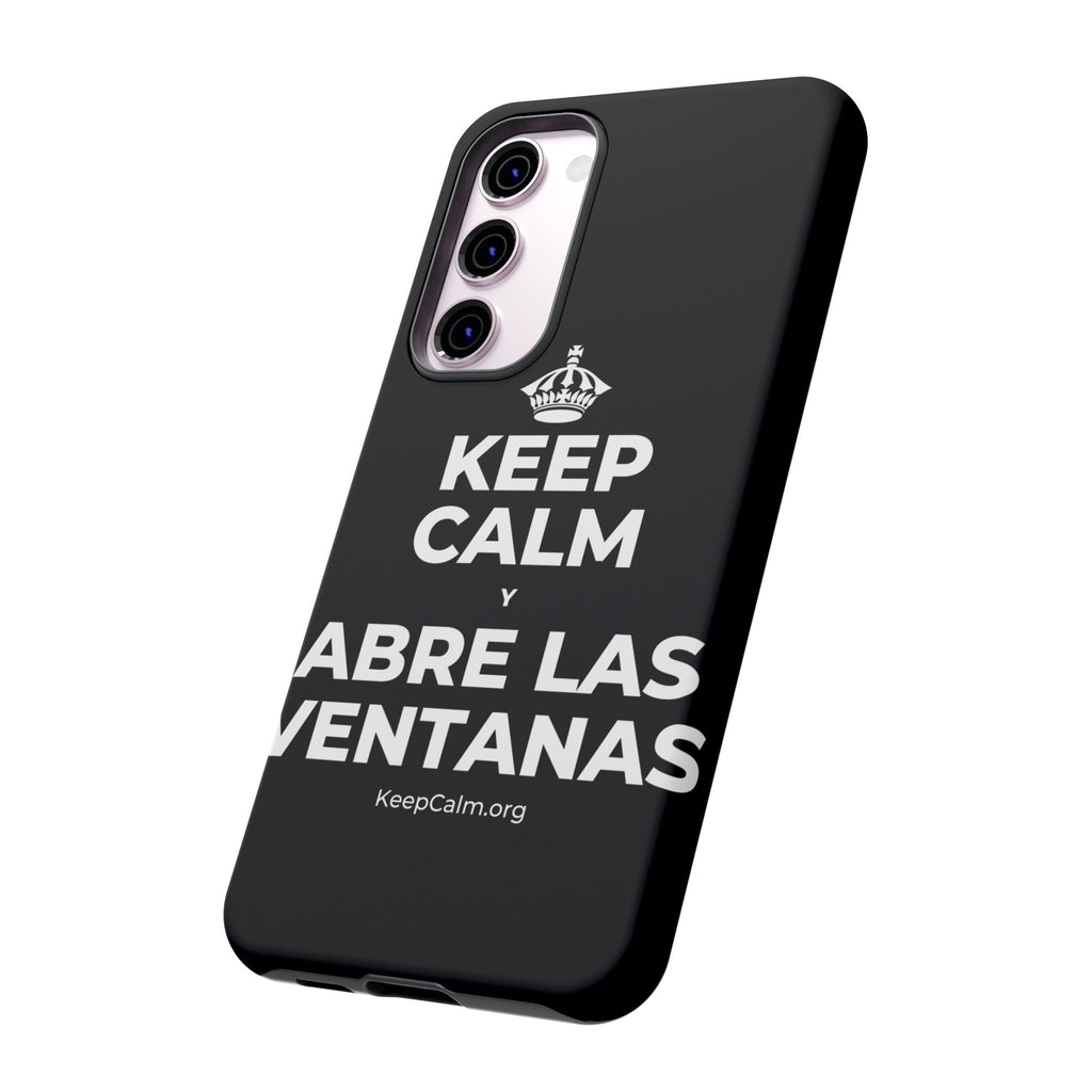 KEEP CALM Y ABRE LAS VENTANAS Phone Case