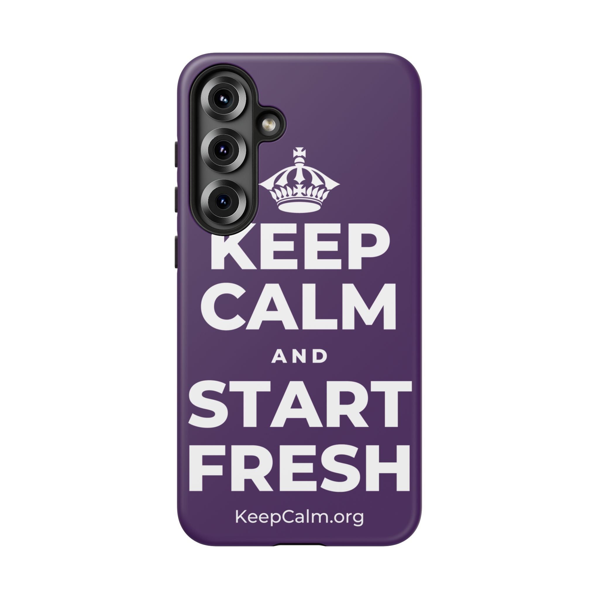 KEEP CALM AND START FRESH Phone Case