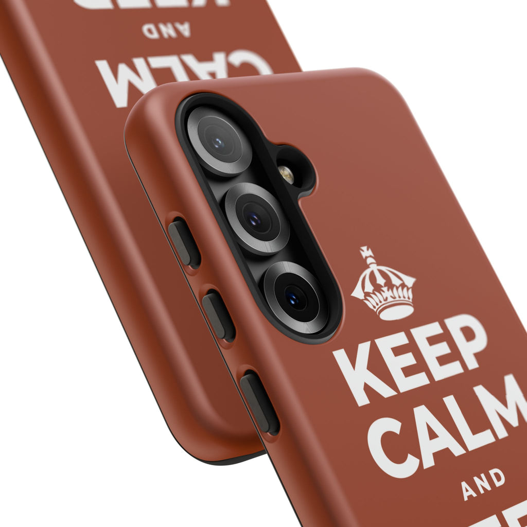KEEP CALM AND KEEP WINNING Phone Case