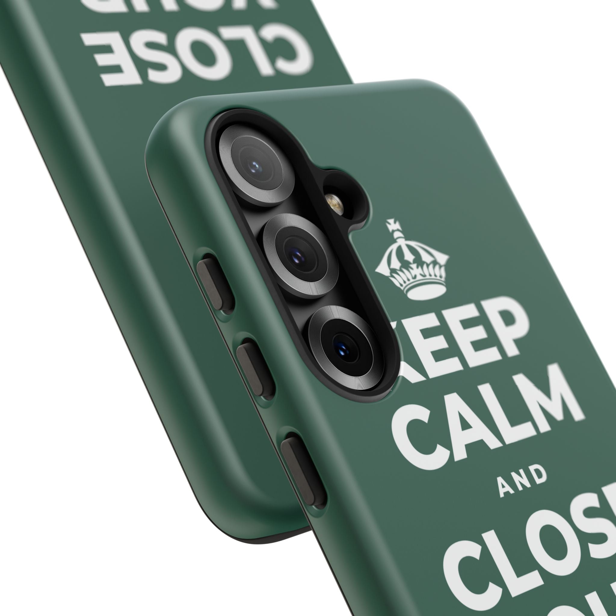 KEEP CALM AND CLOSE YOUR EYES A MOMENT Phone Case
