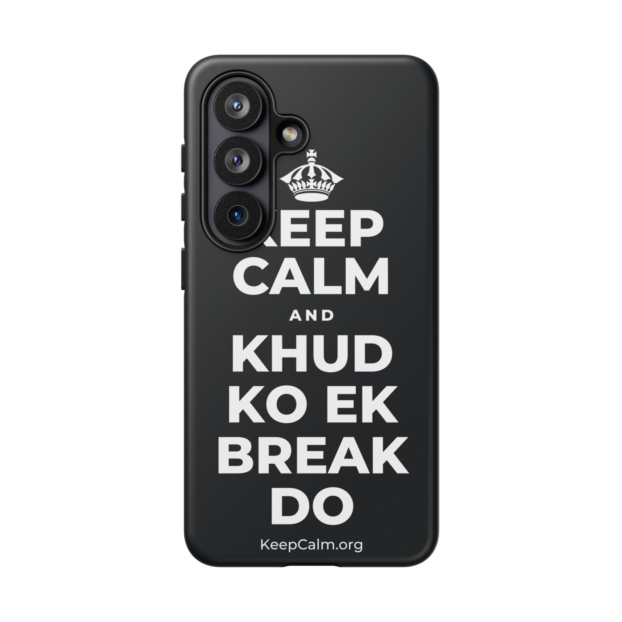 KEEP CALM AND KHUD KO EK BREAK DO Phone Case (Dark)