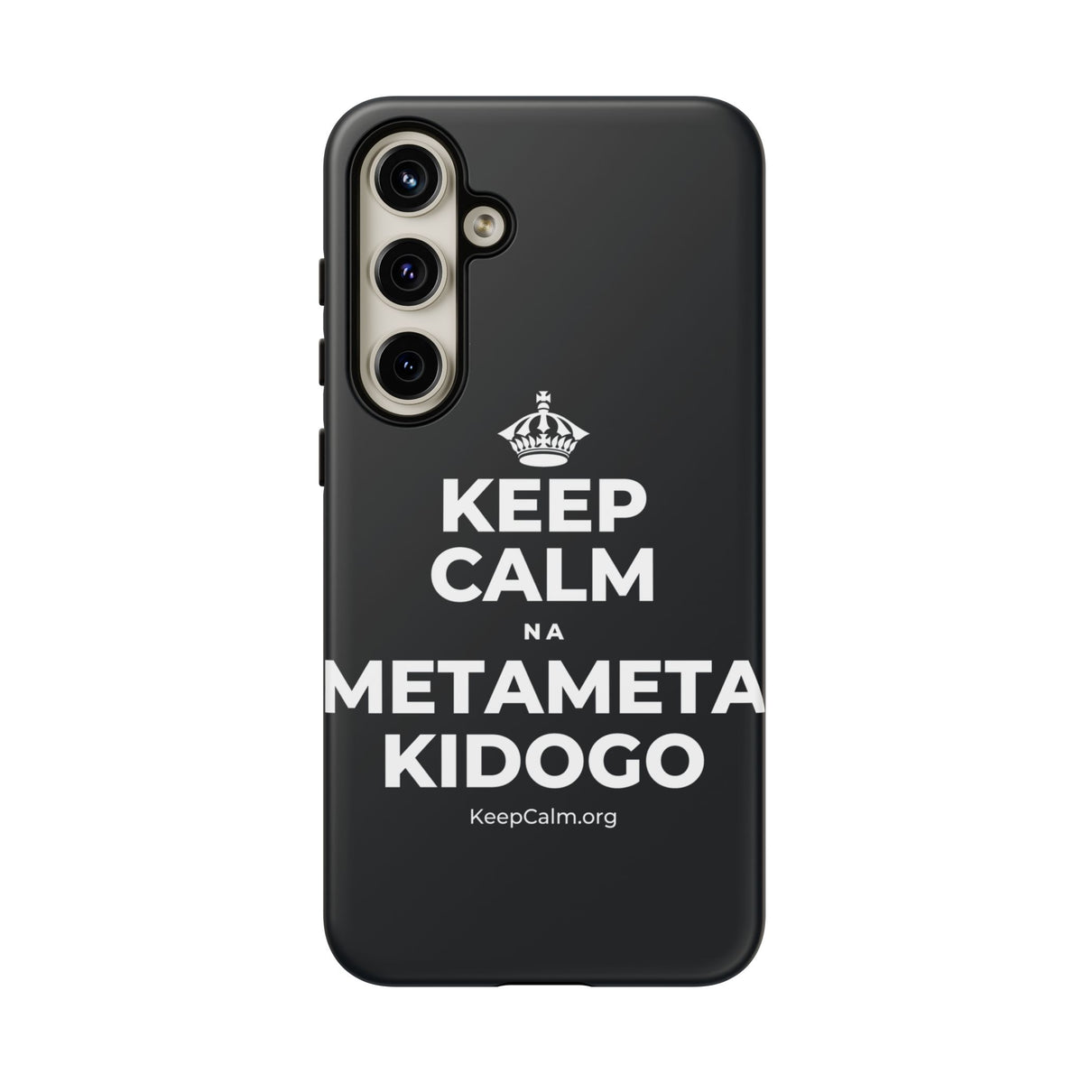 KEEP CALM NA METAMETA KIDOGO Phone Case (Dark)