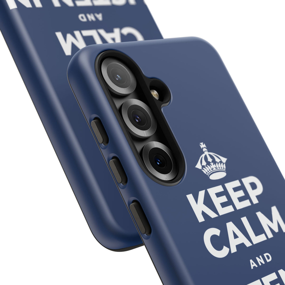 KEEP CALM AND LISTEN IN THE DARK Phone Case