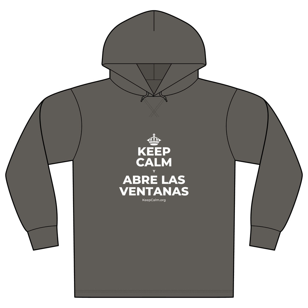 KEEP CALM Y ABRE LAS VENTANAS Organic Hoodie Tee