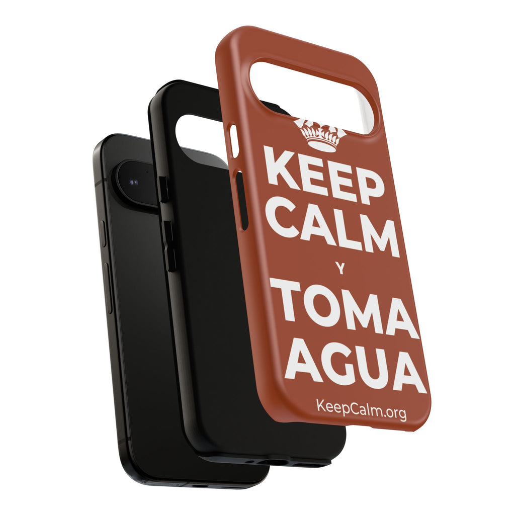 KEEP CALM Y TOMA AGUA Phone Case