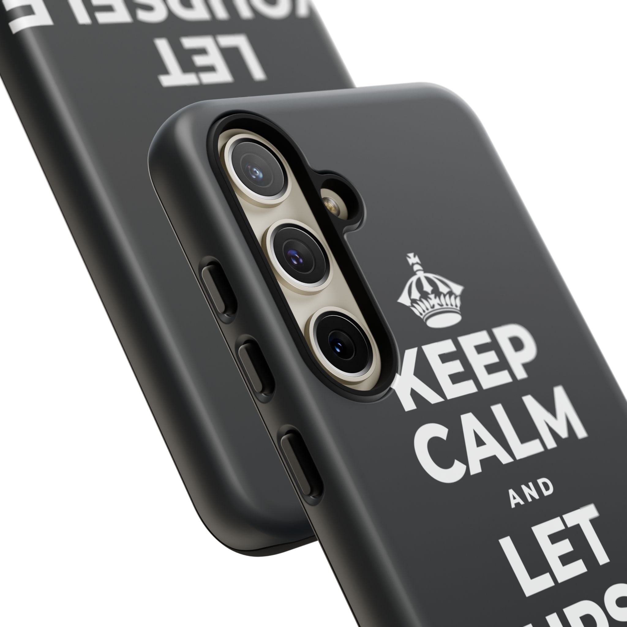 KEEP CALM AND LET YOURSELF SLOW DOWN Phone Case (Dark)