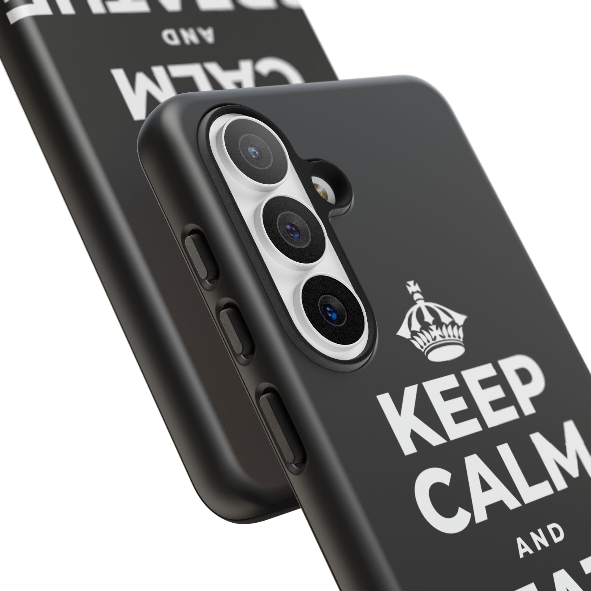 KEEP CALM AND BREATHE DEEPLY Phone Case