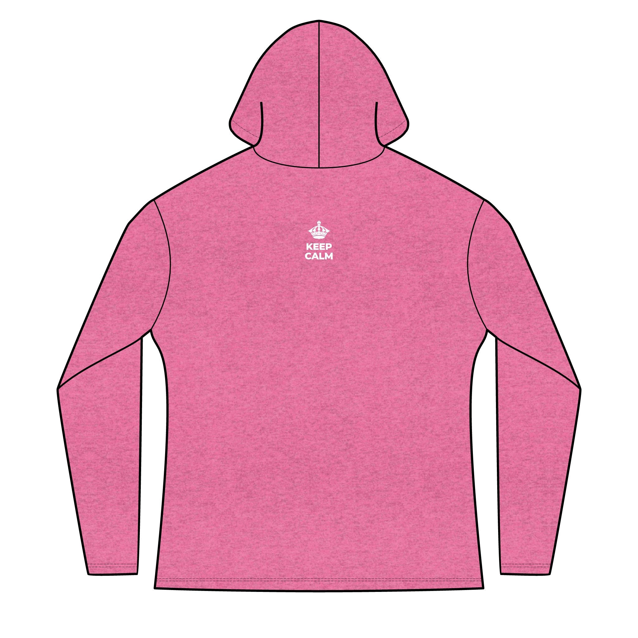 KEEP CALM AND LET THE LIGHT IN Women's Long Sleeve Hoodie
