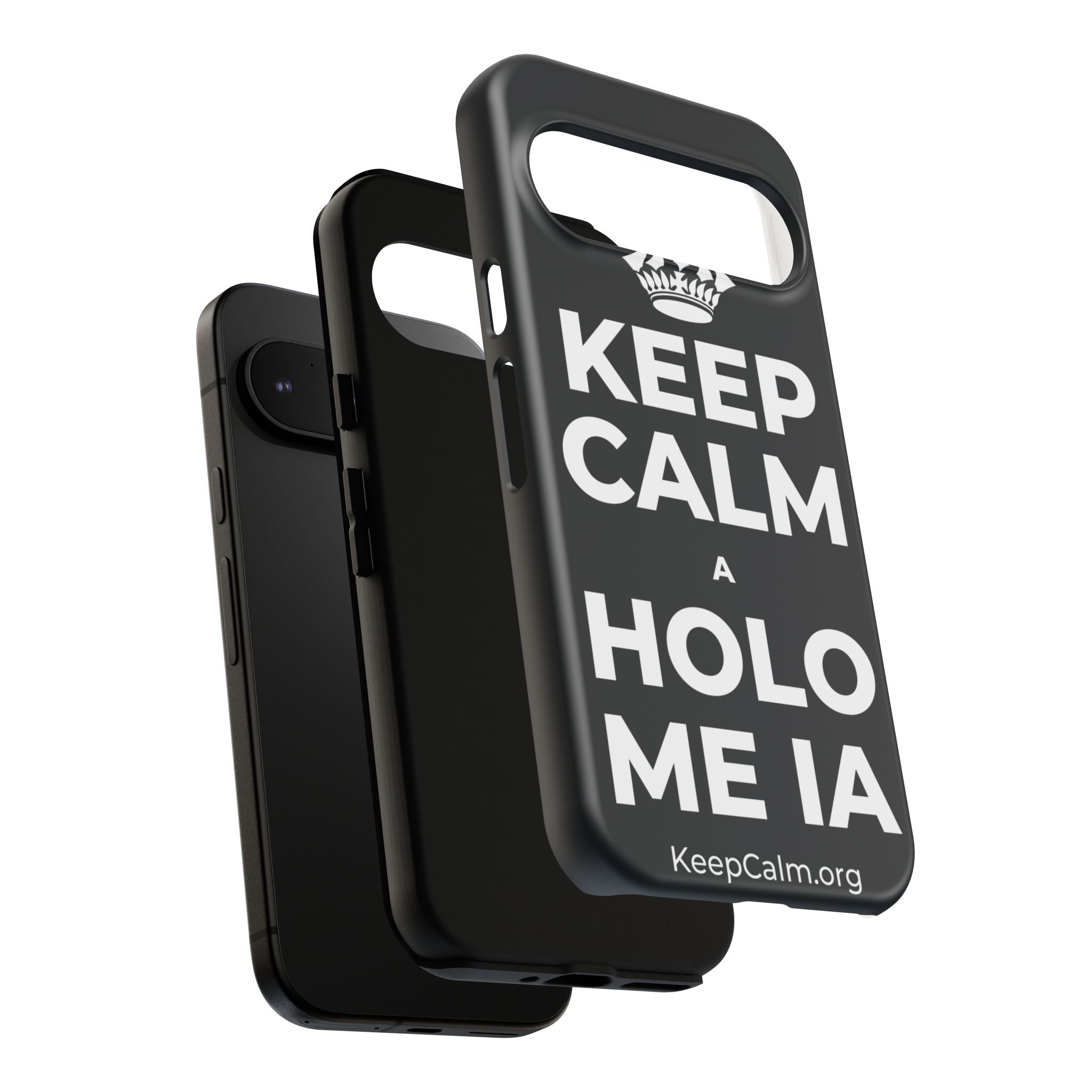 KEEP CALM A HOLO ME IA Phone Case (Dark)