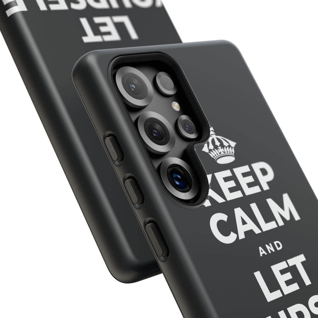 KEEP CALM AND LET YOURSELF SLOW DOWN Phone Case (Dark)