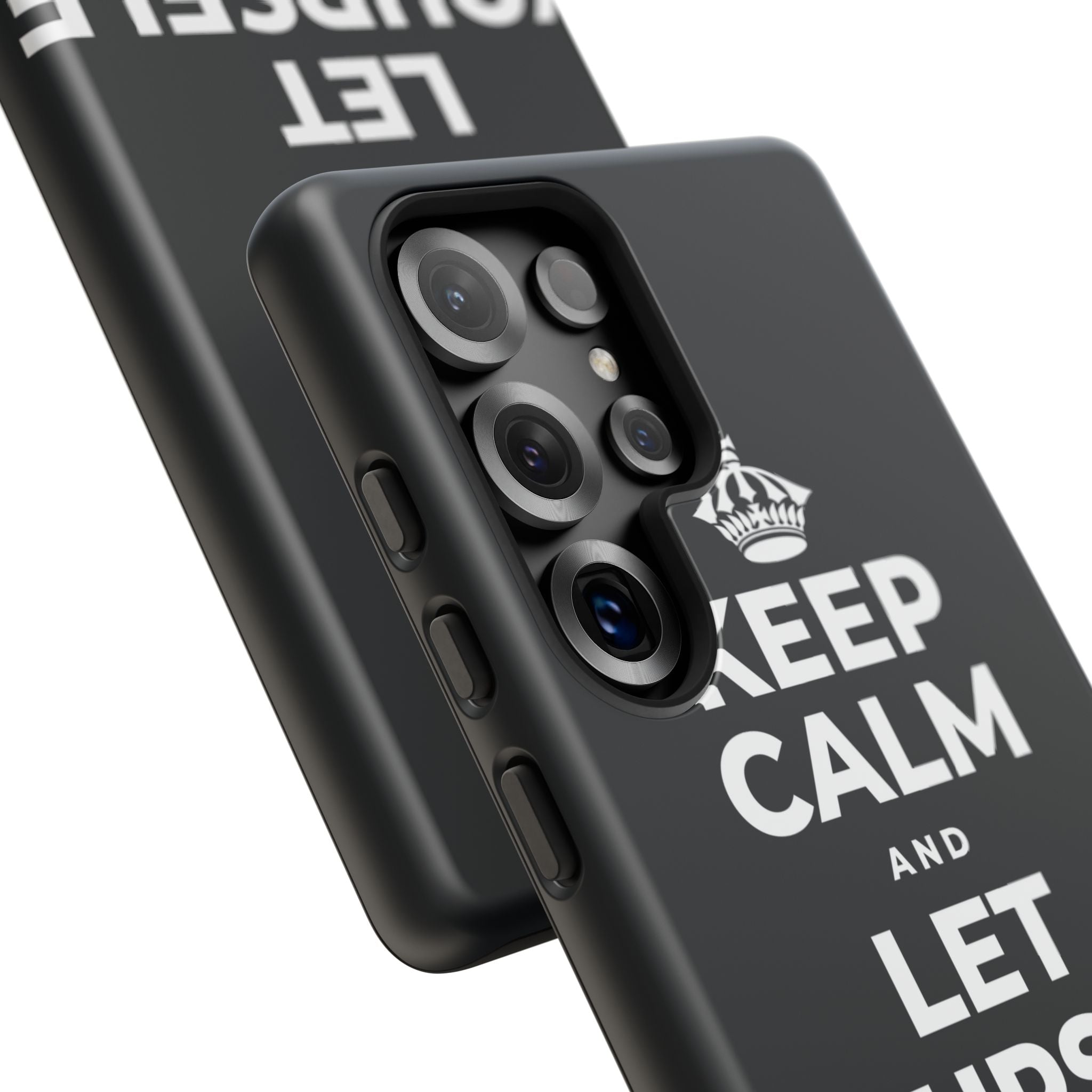 KEEP CALM AND LET YOURSELF SLOW DOWN Phone Case (Dark)