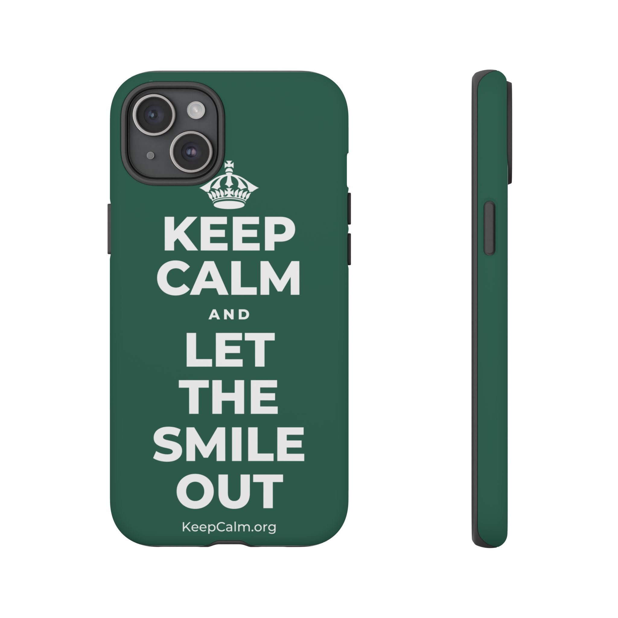KEEP CALM AND LET THE SMILE OUT Phone Case