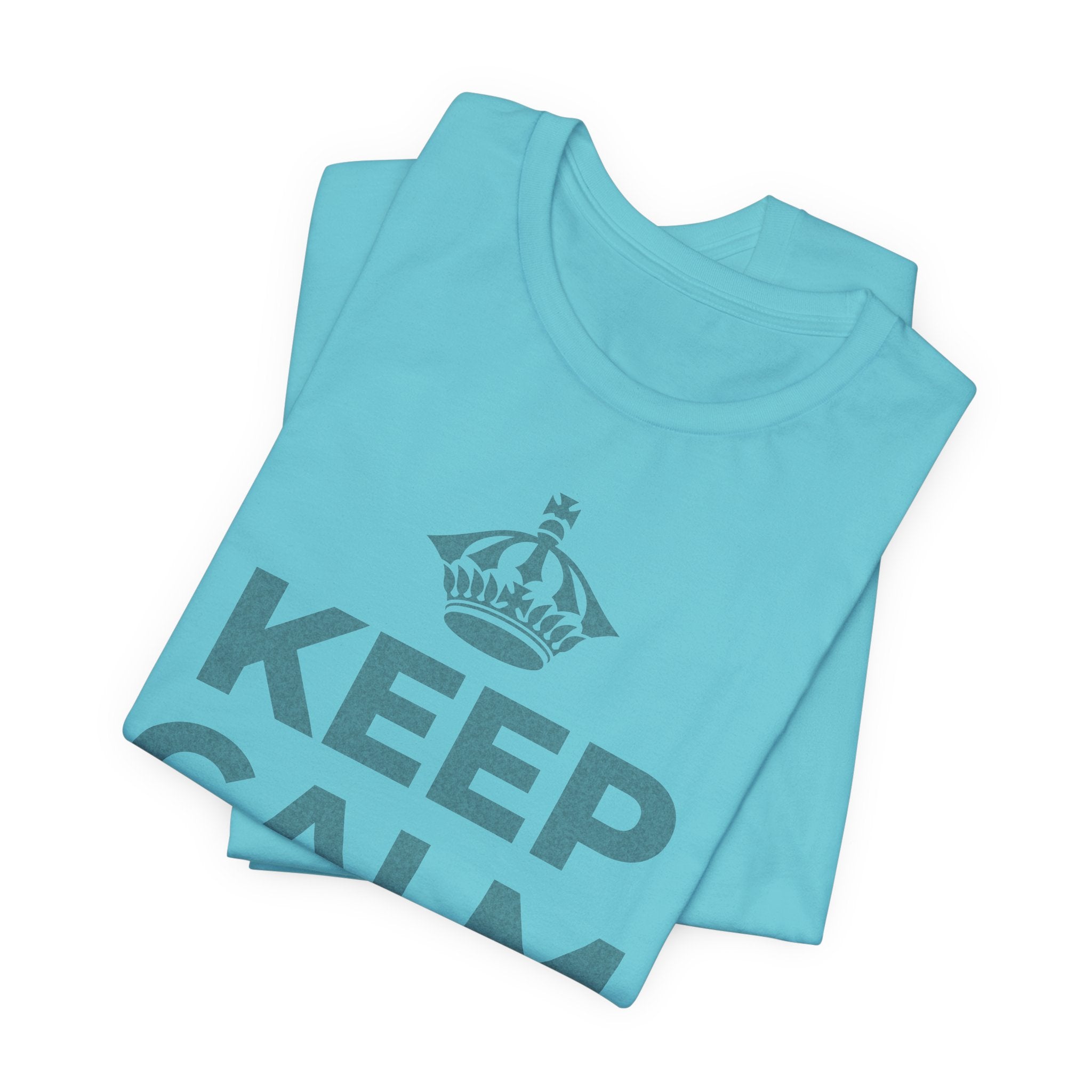 KEEP CALM AND あなたは愛される人 T-Shirt (Soft Cream–Heather Mauve)