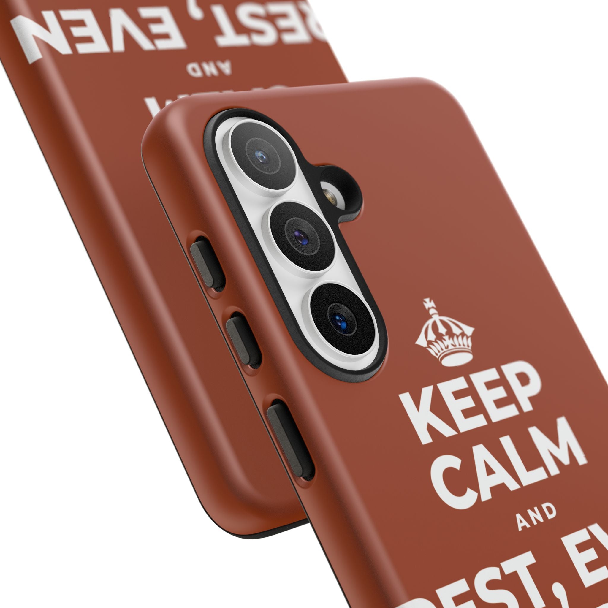 KEEP CALM AND REST, EVEN WIDE AWAKE Phone Case